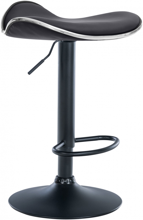 Barová stolička Shanghai - čierny rám - Čierna