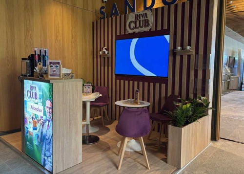 Stolička Linares (SET 4 ks) - zamat, drevené nohy natura - Fialová