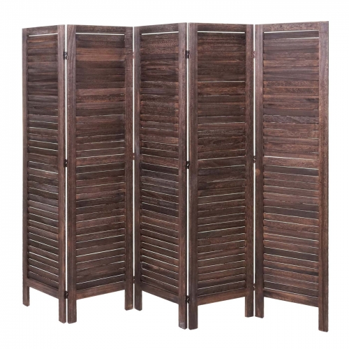 Paraván Shabby vintage G30 - 170 x 200 cm - Hnedá