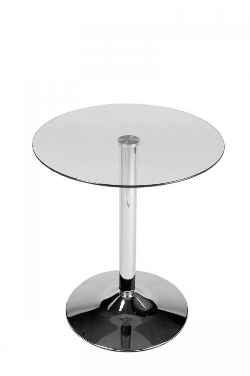 Stôl okrúhly sklenený - v60 x Ø70 cm