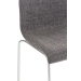 Barová stolička Hoover látka, nohy kovové