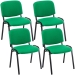 4x Stohovateľná konferenčná stolička Ken látka