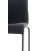 Barová stolička Hoover plast, kovové nohy čierne