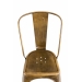 Kovová stolička Ben ~ zlatá