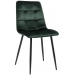 Jedálenská stolička Tilde ~ zamat, kovové nohy čierne