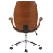 Kancelárska stolička Burbank ~ koženka, drevo orech