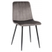 Jedálenská stolička Dijon ~ zamat, kovové nohy čierne