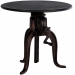 Kovový barový stôl Marcos v industriálnom štýle ~ v46-66 x Ø50 cm - Bronzová