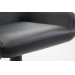 Barová stolička Braga koženka, čierna podnož