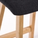 Barová stolička Taun látka, nohy natur