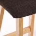 Barová stolička Taun látka, nohy natur