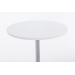 Barový stôl okrúhly DS25199, biely