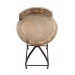 Industriálna barová stolička Buffalo, kov / drevo