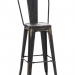 Kovová barová stolička DS0145509 antik