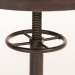 Kovový barový stôl Mok, bronz