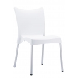 Plastová stolička Juliette - Biela