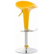 Plastová barová stolička Shine - Žltá