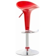 Plastová barová stolička Shine - Červená