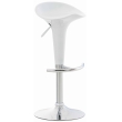Plastová barová stolička Shine - Biela
