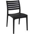 Stohovateľná stolička DS184303 - Čierna