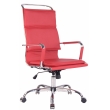 Kancelárska stolička Bedford ~ koženka - Červená