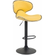 Barová stolička Las Vegas 2 ~ čierna podnož - Žltá