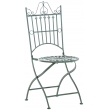Kovová stolička Sadao - Zelená antik