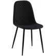 Stolička Giverny látka - čierna