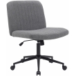 Kancelářská stolička Kingman látka - Tmavo sivá