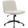 Kancelářská stolička Kingman látka - Krémová