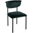 Stolička pre návštevy Gambell zamat - tmavo zelené