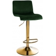 Barová stolička Hoover zamat - zelená