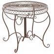 Kovový stôl GS11175235 - Hnedá antik