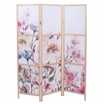 Paraván HWC-O70, deliaca stena 170 × 137 cm - kvety