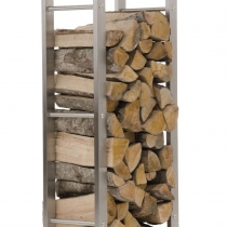 Stojan na palivové drevo Keri 25x60x100 - nerezová oceľ