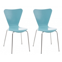 Stolička Callisto (SET 2 ks) - Modrá