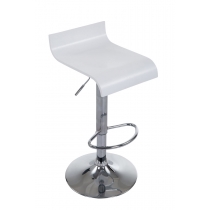 Barová stolička Wood - Biela