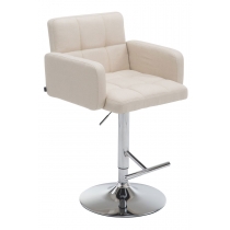 Barová stolička DS1038899 látka - Krémová