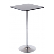 Barový stôl štvorcový 1025202, čierny ~ v108 x 60 x 60 cm