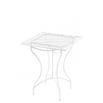 Kovový stôl GS19599 - Biela