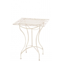 Kovový stôl GS19599 - Krémová antik