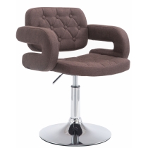 Kreslo Dublin - látka - Hnedá