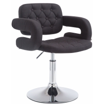 Kreslo Dublin - látka - Čierna