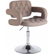 Kreslo Dublin - látka - Sivo hnedá (Taupe)