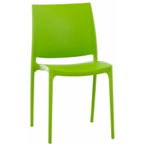 Plastová stolička May - Zelená