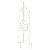 Mriežka na ruže Burg - 122 x 35 cm - Biela