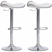Barová stolička Shape (2ks SET) - Biela