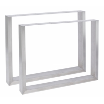 2x Stolové nohy 318087 Velden 90 - 72x8x90 cm, nerez