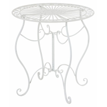 Kovový stôl Indra - Biela