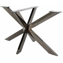 Stolové nohy 319831 Biloxi M - 120x68x71 cm, kov, industrial čierna